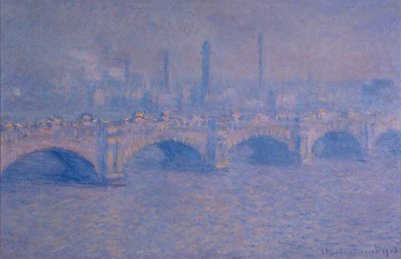 Claude Monet’s Room with a View of Waterloo Bridge