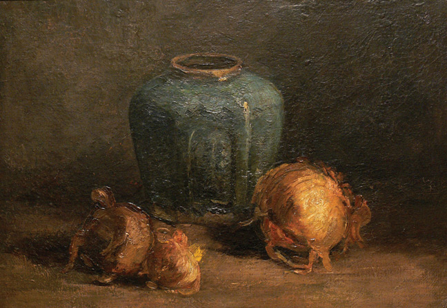 Vincent van Gogh, Nature Morte / Still Life With Ginger Jar and Onions, 1885, Gift of Herman Levy, Esq., O.B.E. , 1984. Collection of McMaster Museum of Art, McMaster University