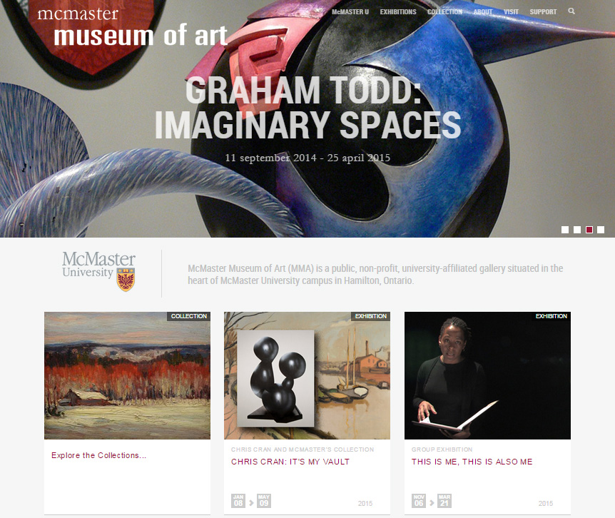 McMaster Museum of Art Launches New Website