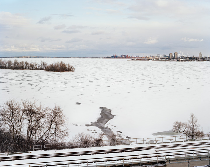 Hamilton Harbour, Winter, 2014, digital chromogenic print. Photo courtesy of the artist