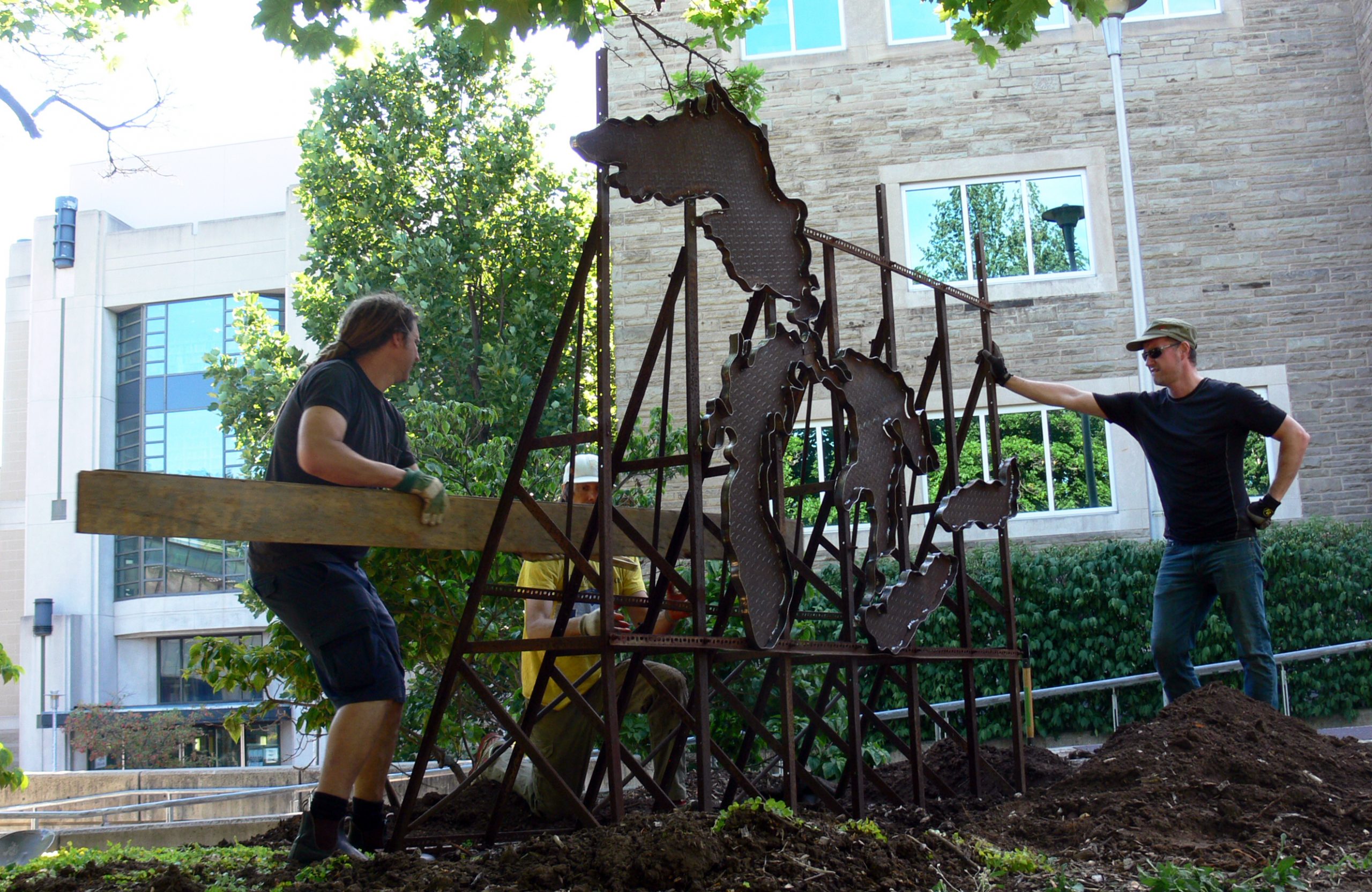 Hamilton Artists Planting the Great Lakes at McMaster