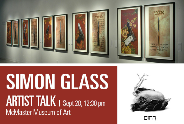 Simon Glass Artist’s Talk on Sept 28