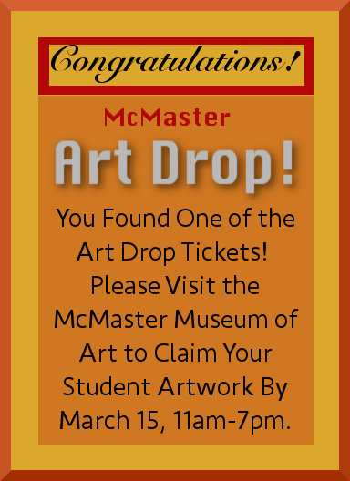 Art Student Organizes McMaster Art Drop