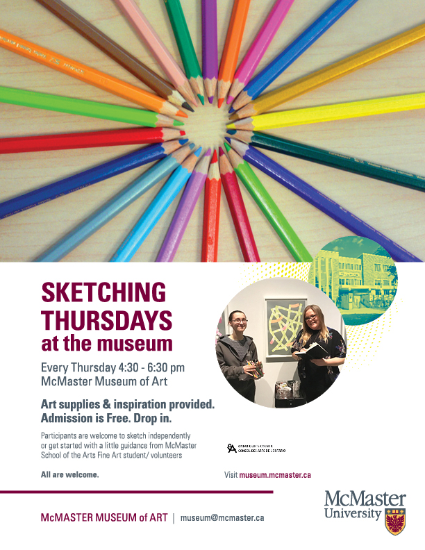 Sketching Thursdays at the museum