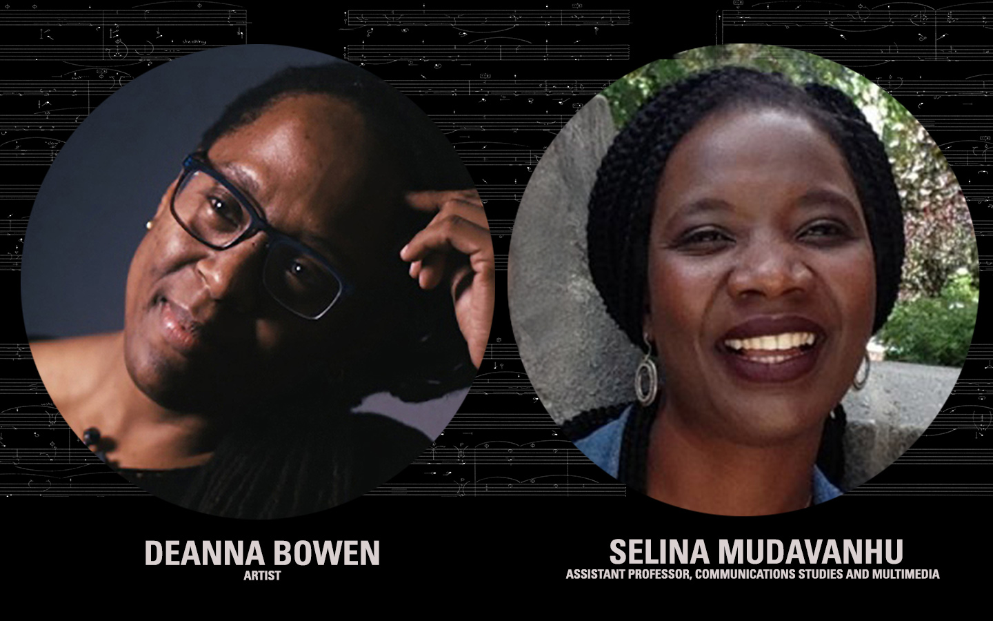Artist Deanna Bowen in Conversation with professor Selina Mudavanhu