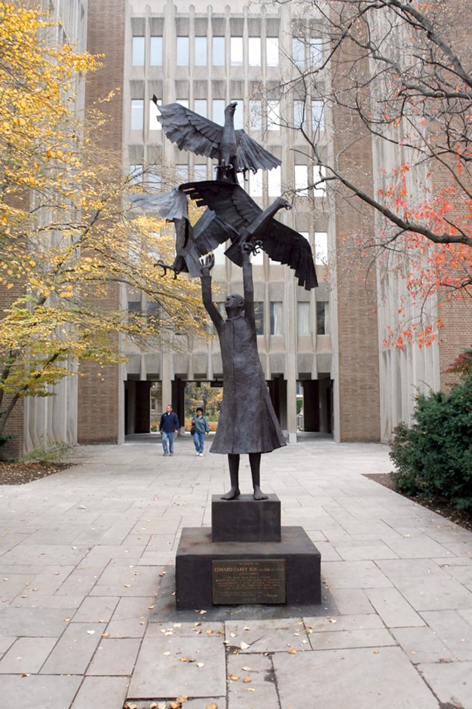 George Wallace sculpture at McMaster University
