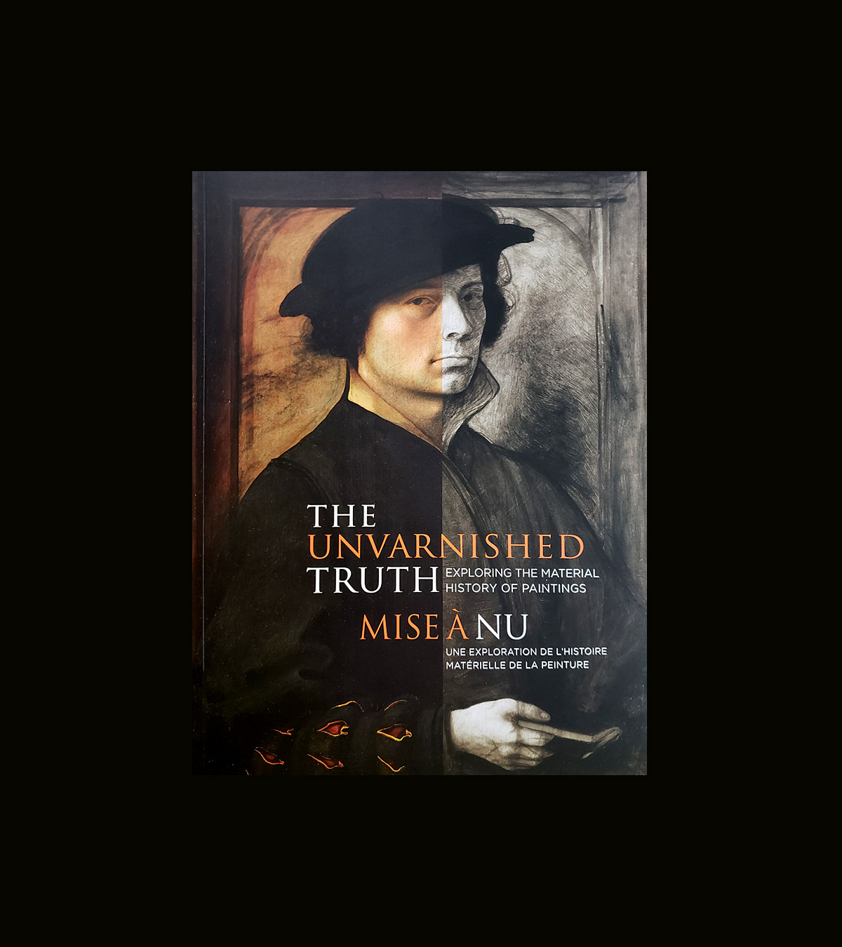 Book cover with portrait of man wearing a hat