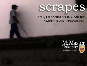 poster for scrapes with exhibition details