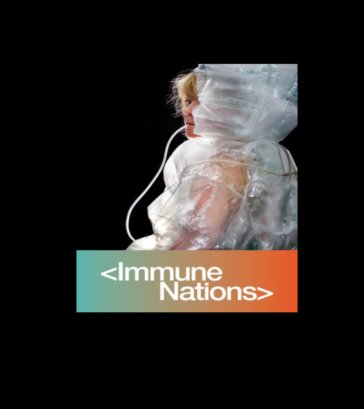 IMMUNE NATIONS catalogue cover on black background