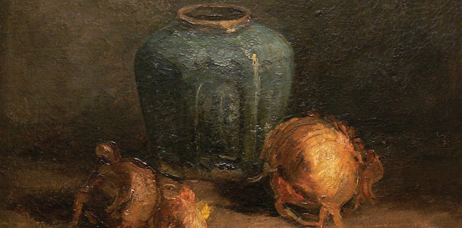 Vincent van Gogh, Nature Morte / Still Life With Ginger Jar and Onions, 1885, Gift of Herman Levy, Esq., O.B.E. , 1984. Collection of McMaster Museum of Art, McMaster University