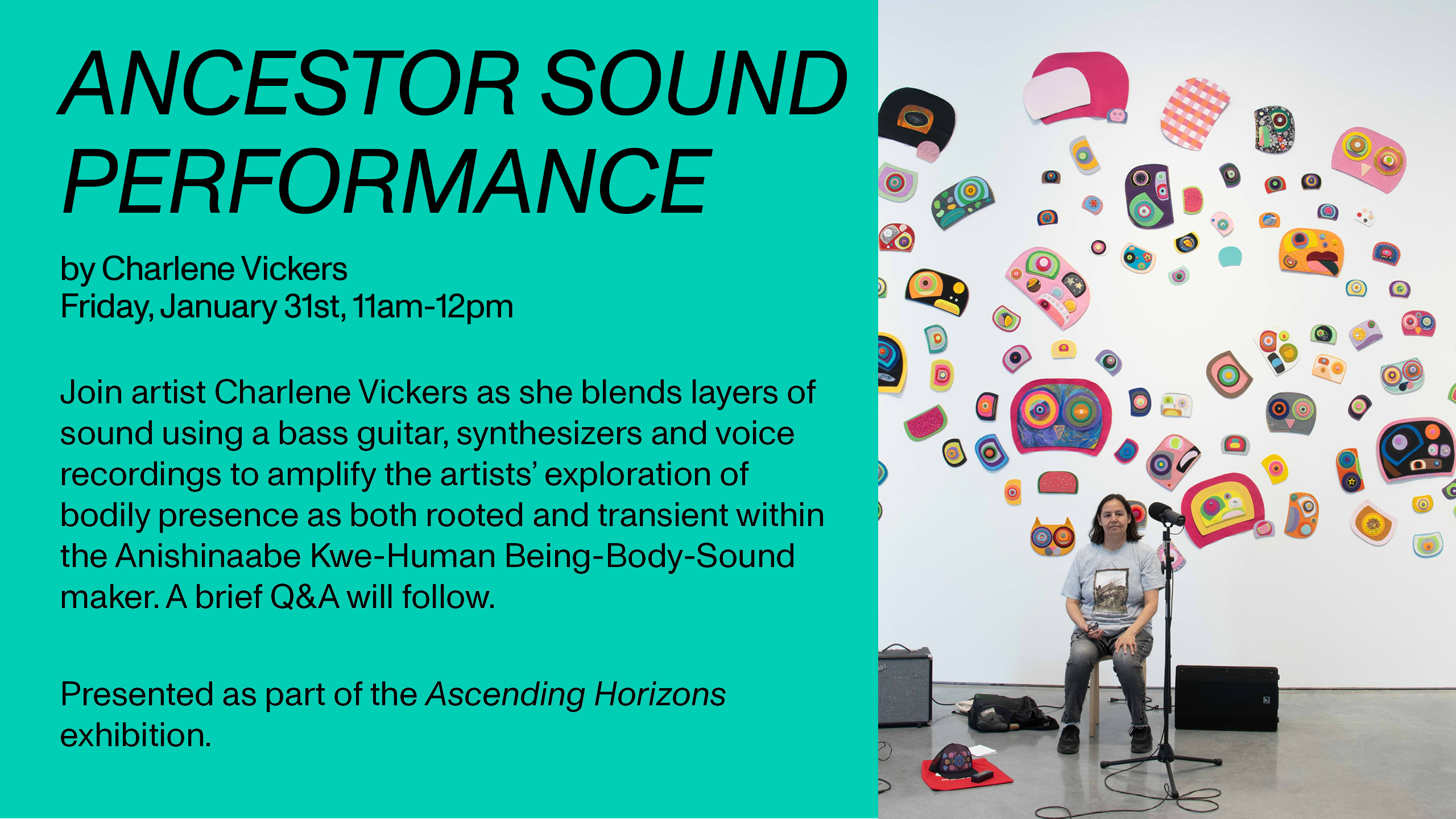 Ancestor Sound Performance by Charlene Vickers